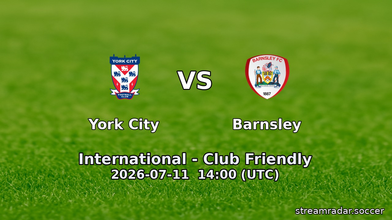York City vs Barnsley