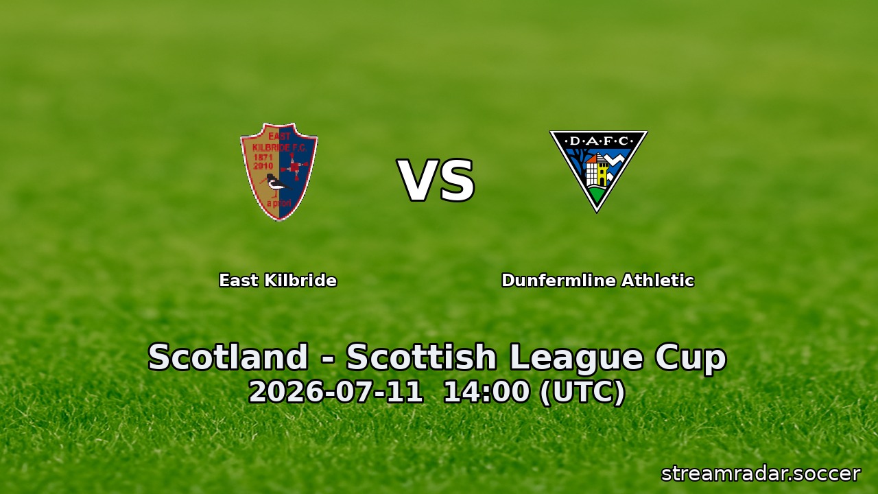 East Kilbride vs Dunfermline Athletic
