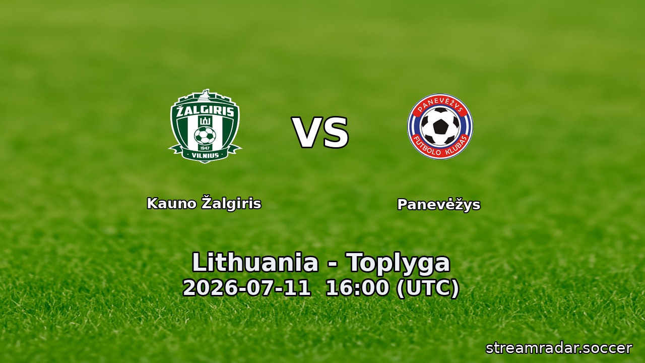 Kauno Žalgiris vs Panevėžys
