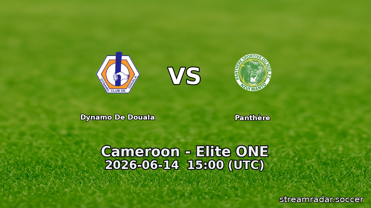 Dynamo De Douala vs Panthère