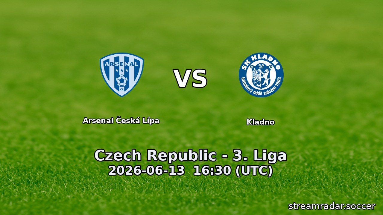 Arsenal Česká Lípa vs Kladno