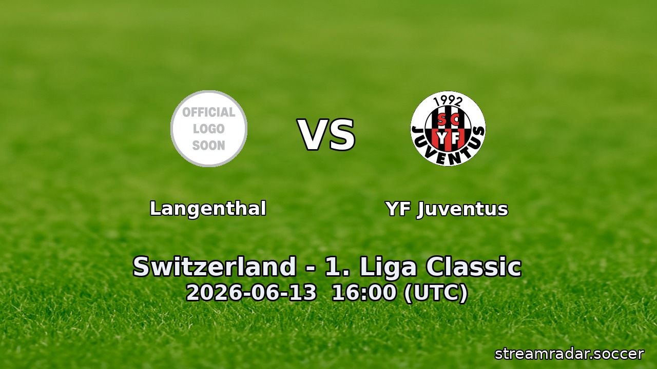Langenthal vs YF Juventus