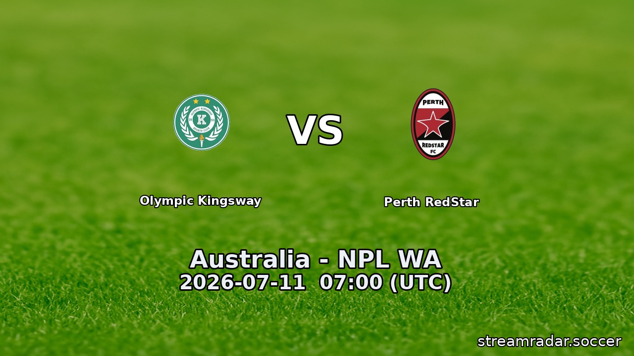 Olympic Kingsway vs Perth RedStar