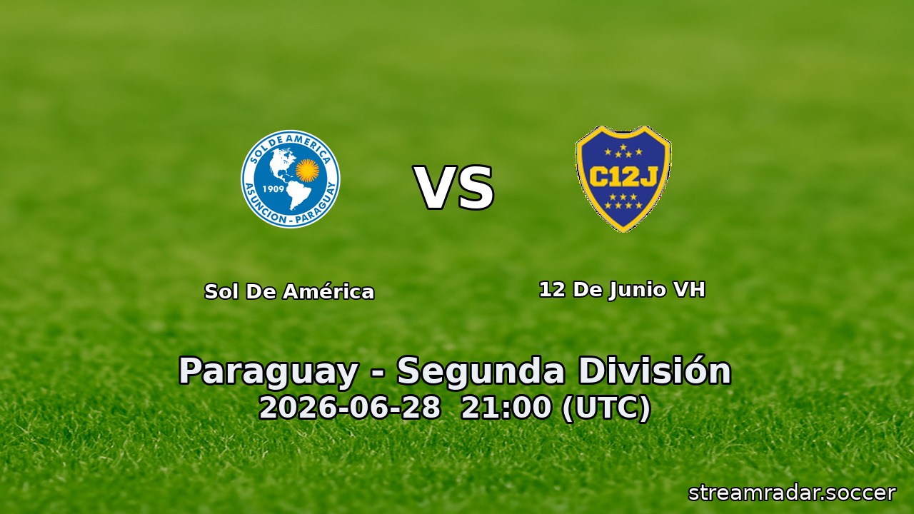 Sol De América vs 12 De Junio VH