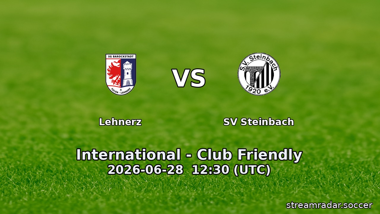 Lehnerz vs SV Steinbach