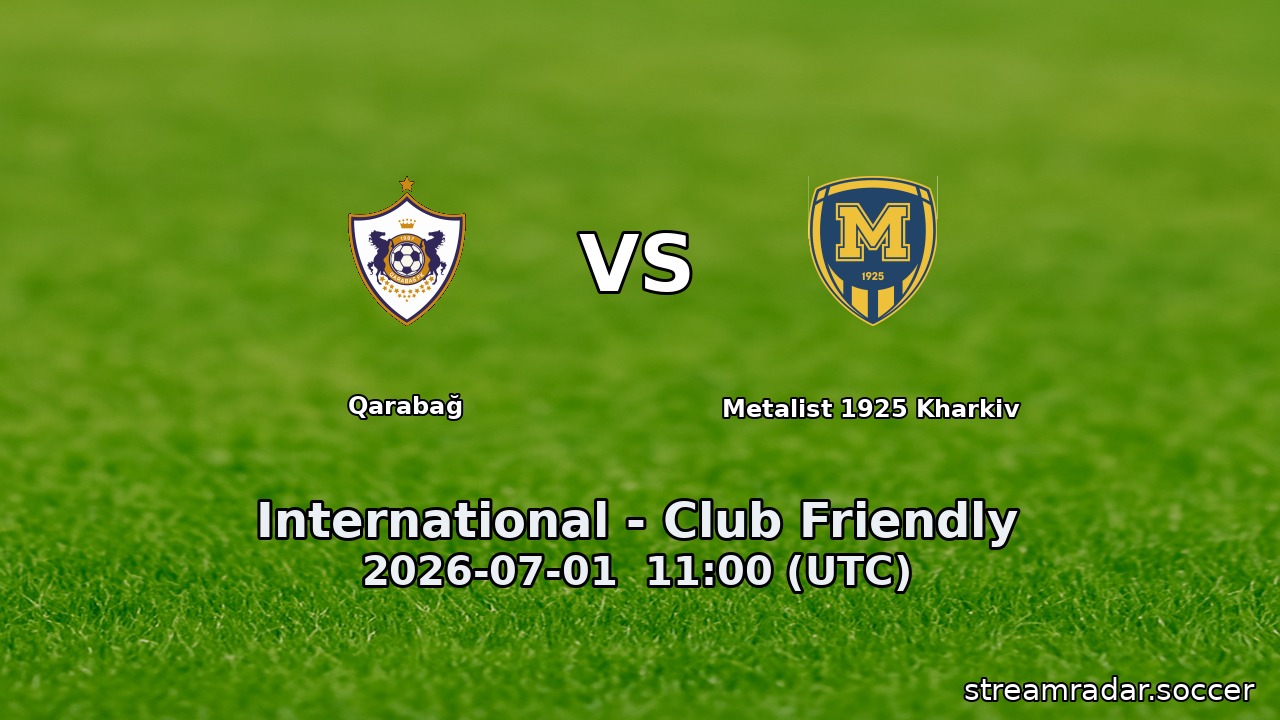 Qarabağ vs Metalist 1925 Kharkiv