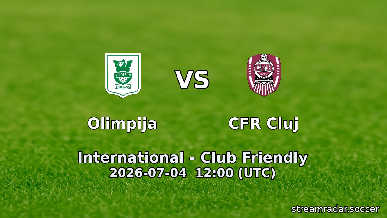 Olimpija vs CFR Cluj