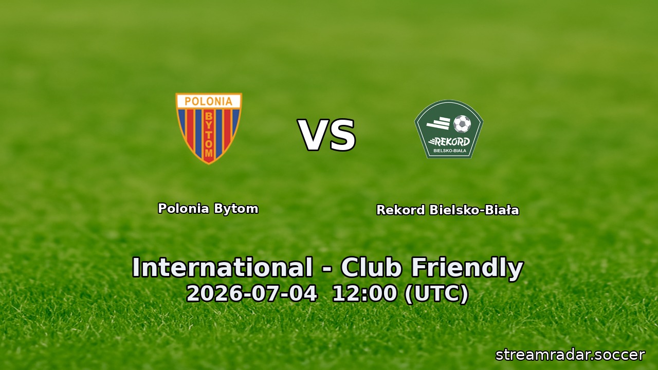 Polonia Bytom vs Rekord Bielsko-Biała