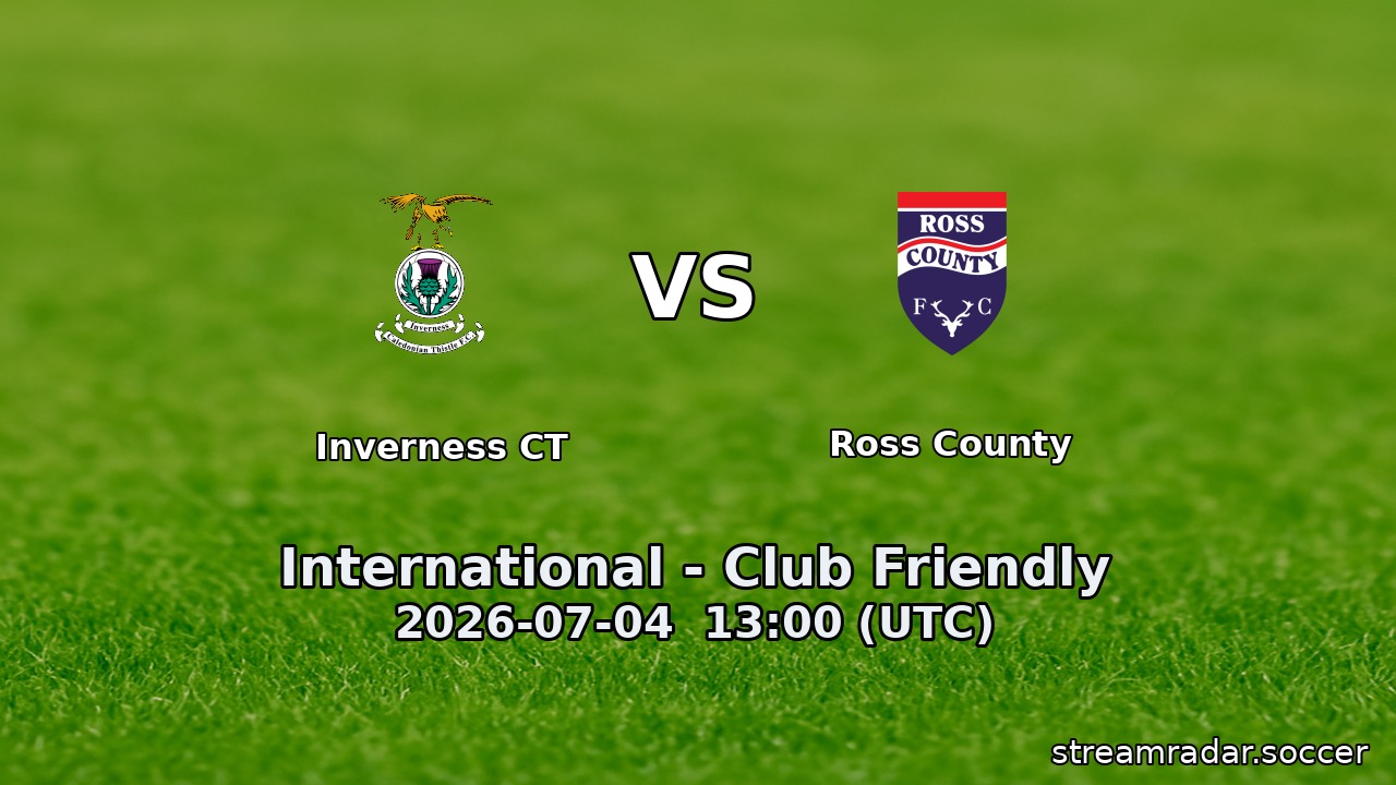 Inverness CT vs Ross County