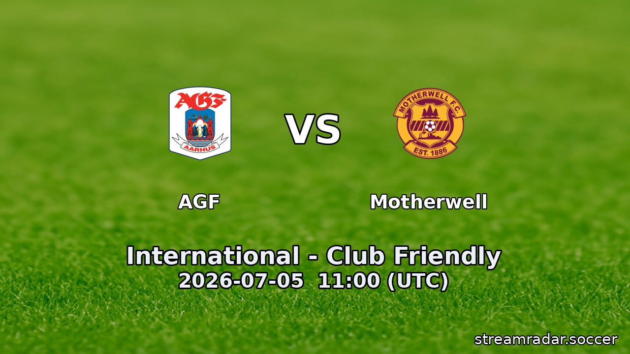 AGF vs Motherwell