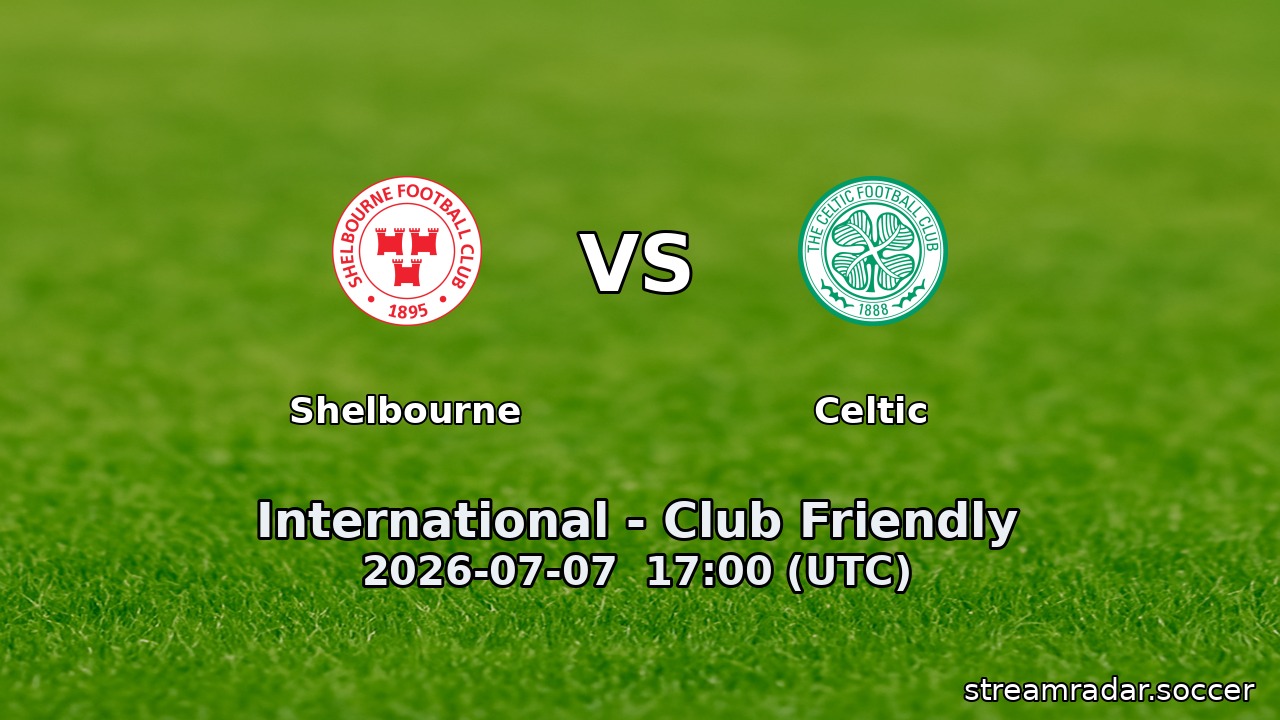 Shelbourne vs Celtic