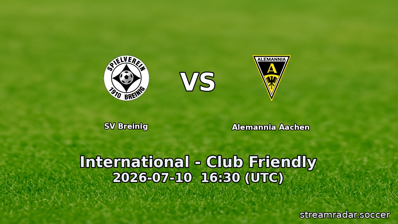 SV Breinig vs Alemannia Aachen