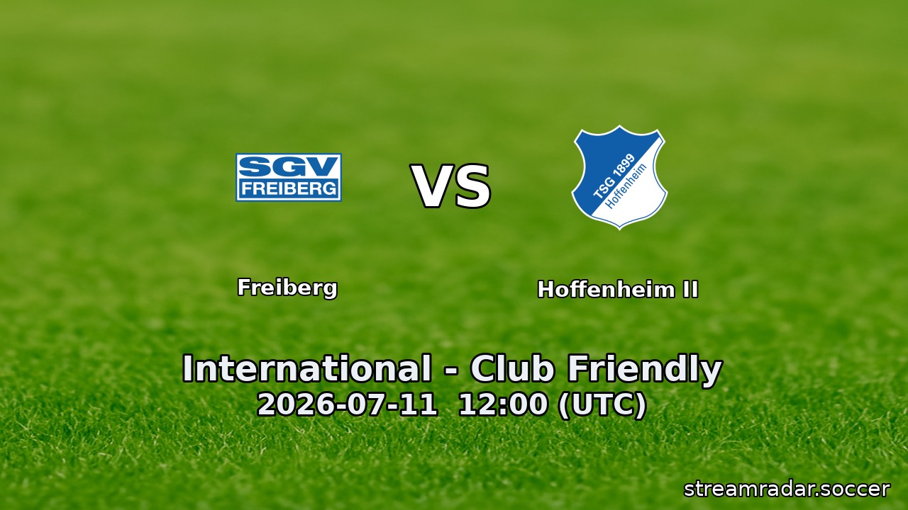 Freiberg vs Hoffenheim II