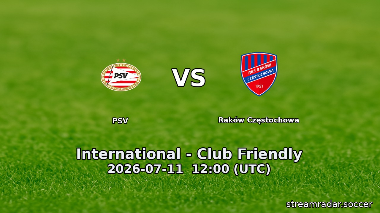 PSV vs Raków Częstochowa