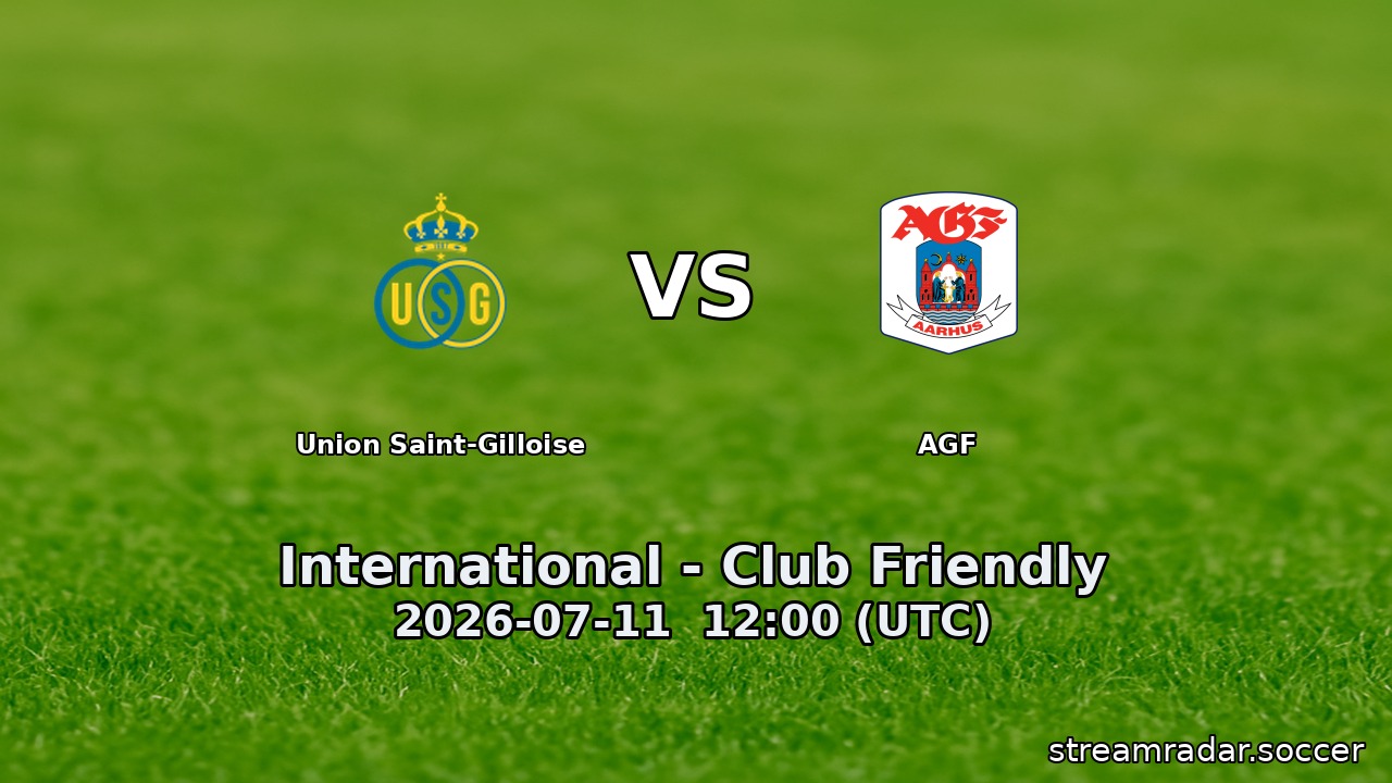 Union Saint-Gilloise vs AGF