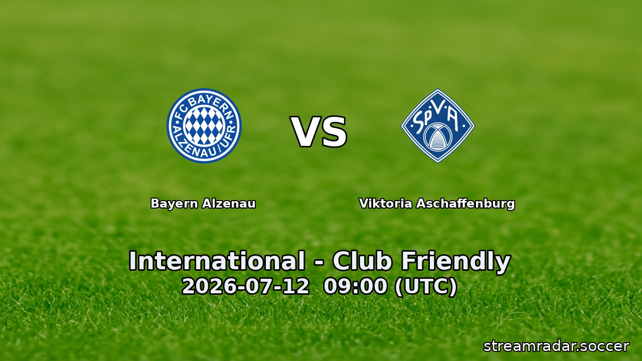 Bayern Alzenau vs Viktoria Aschaffenburg