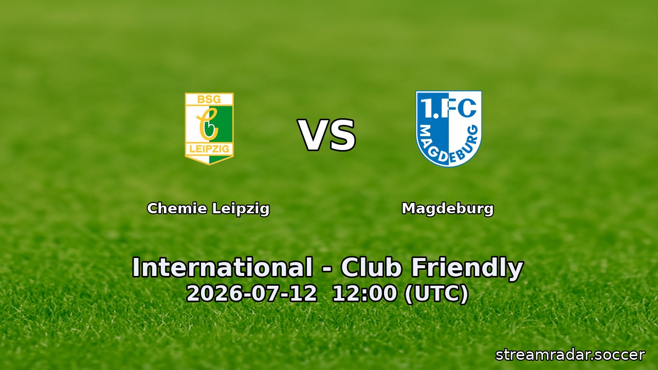 Chemie Leipzig vs Magdeburg