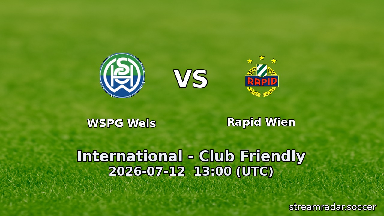 WSPG Wels vs Rapid Wien