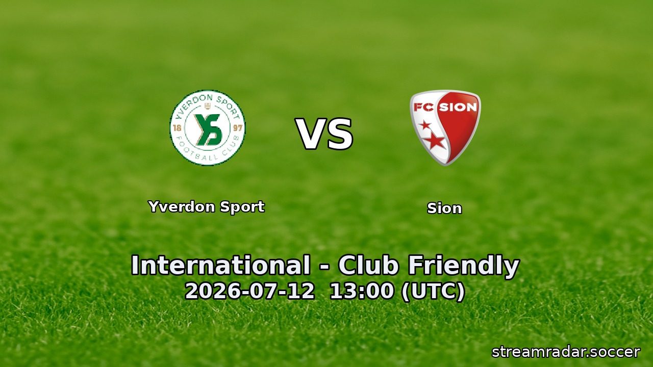 Yverdon Sport vs Sion