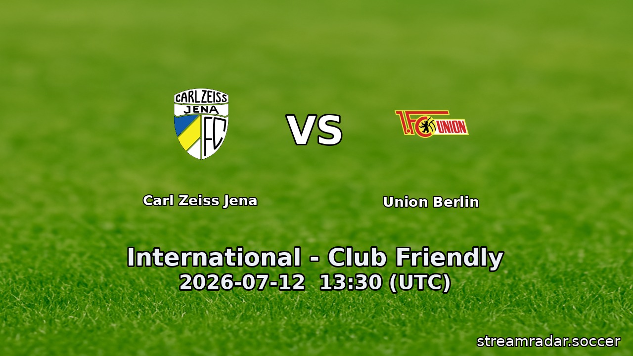 Carl Zeiss Jena vs Union Berlin