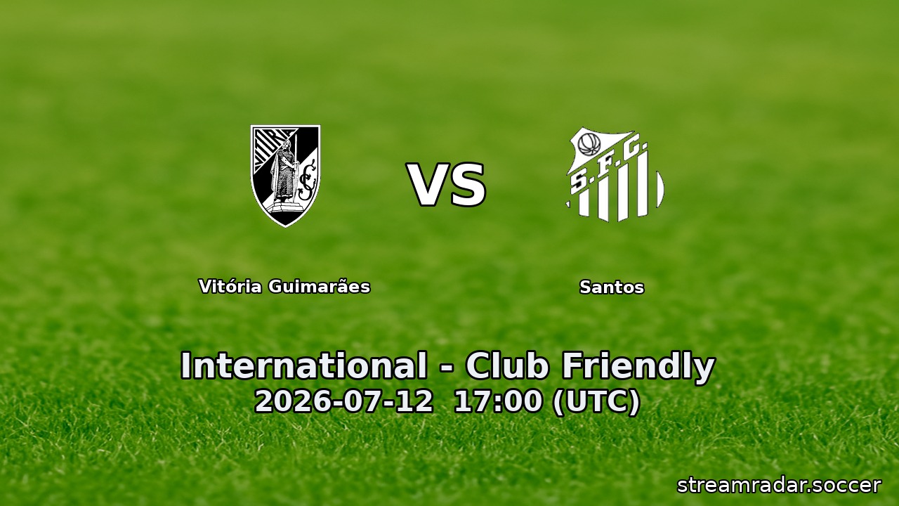 Vitória Guimarães vs Santos