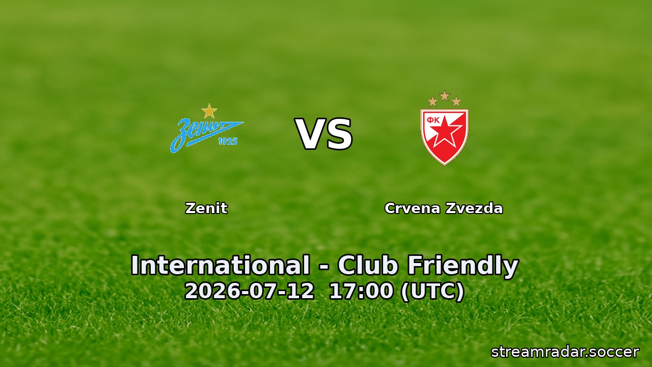 Zenit vs Crvena Zvezda