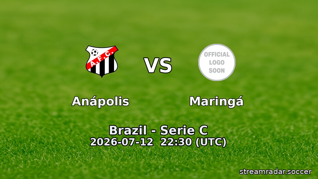 Anápolis vs Maringá