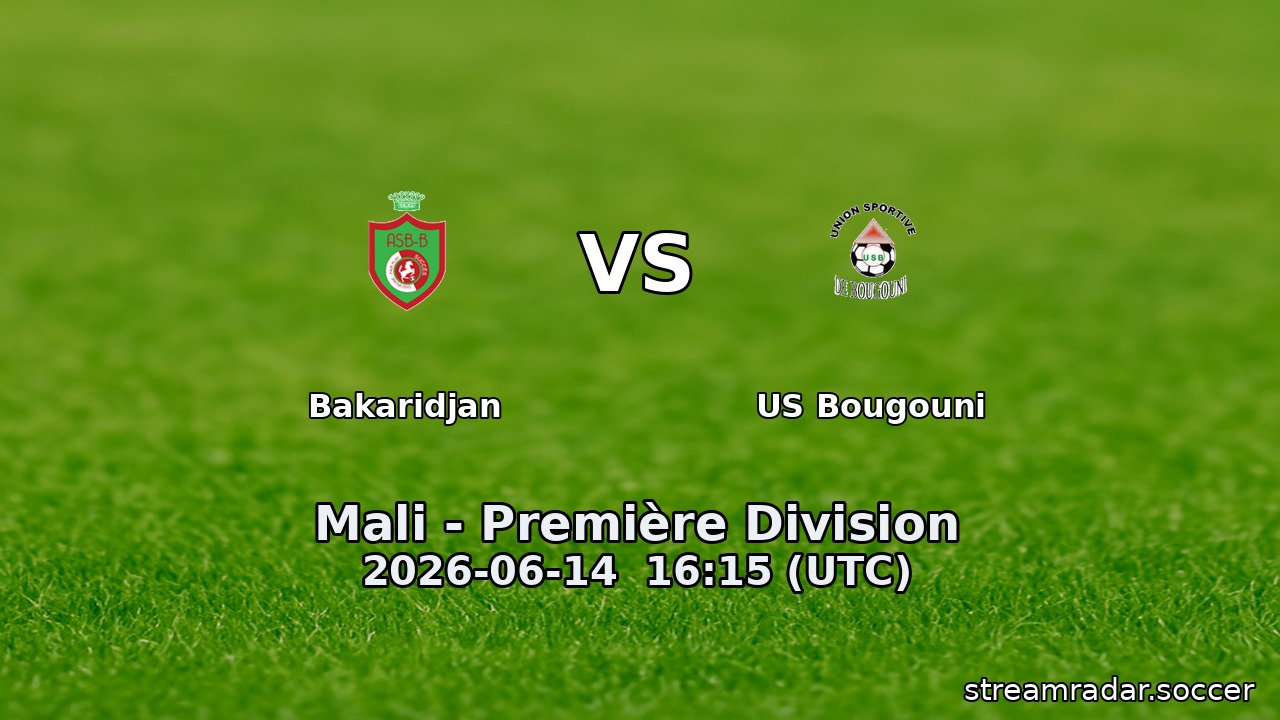Bakaridjan vs US Bougouni