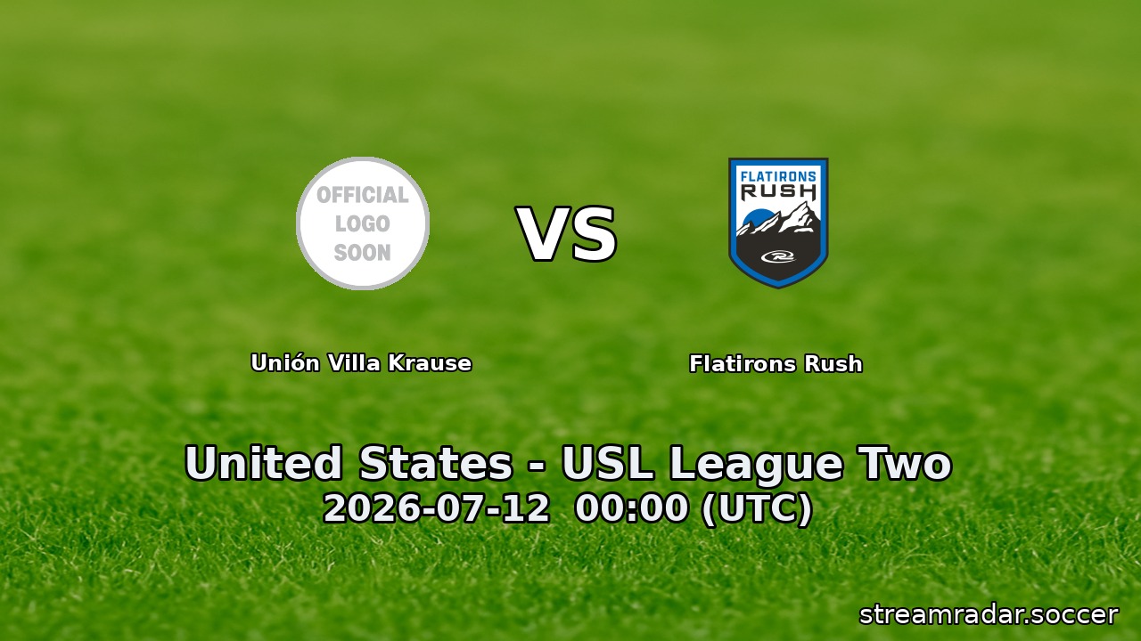 Unión Villa Krause vs Flatirons Rush
