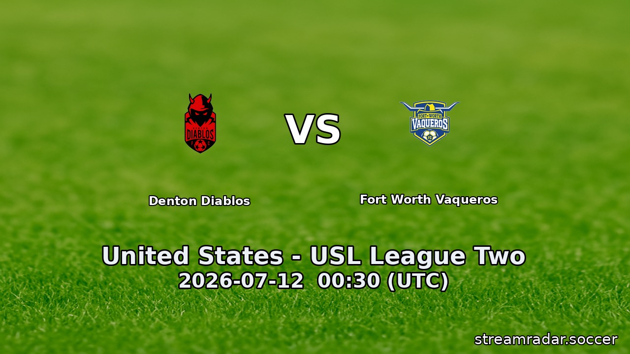 Denton Diablos vs Fort Worth Vaqueros