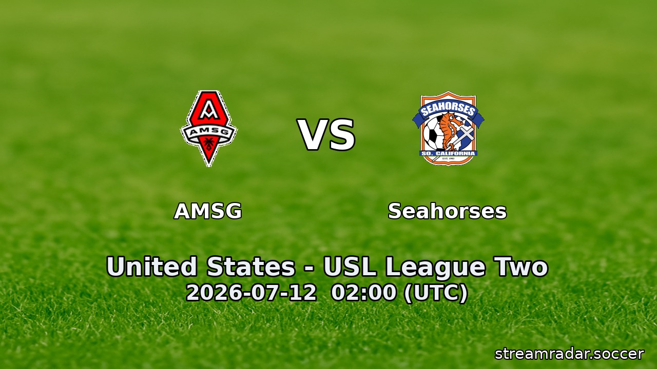 AMSG vs Seahorses