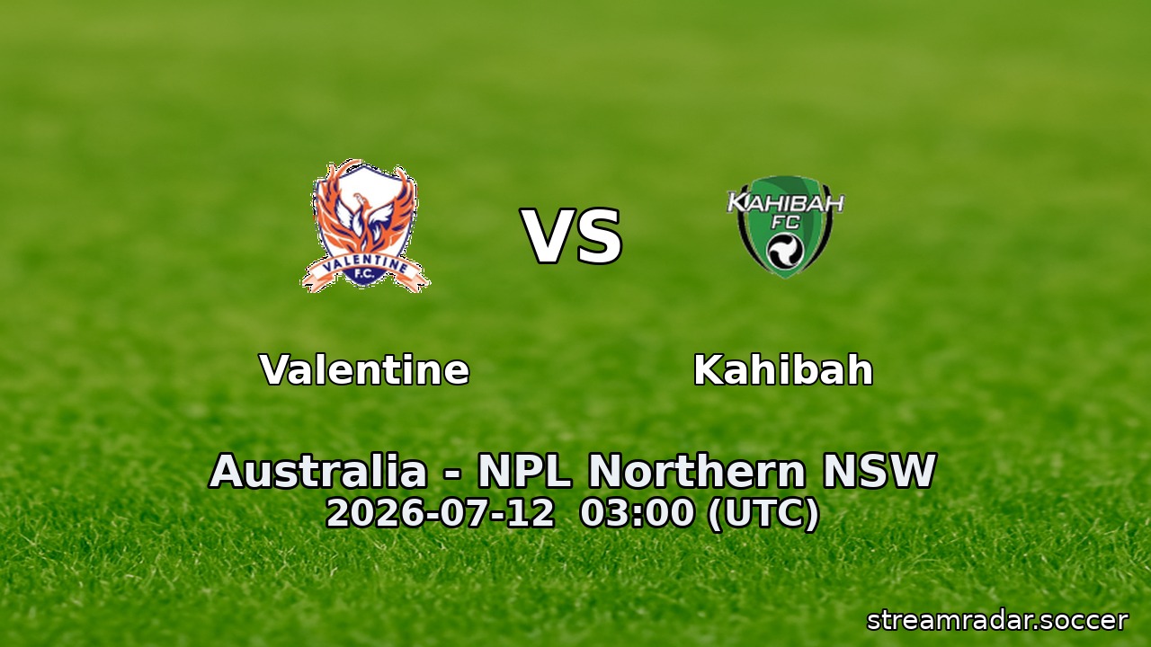 Valentine vs Kahibah