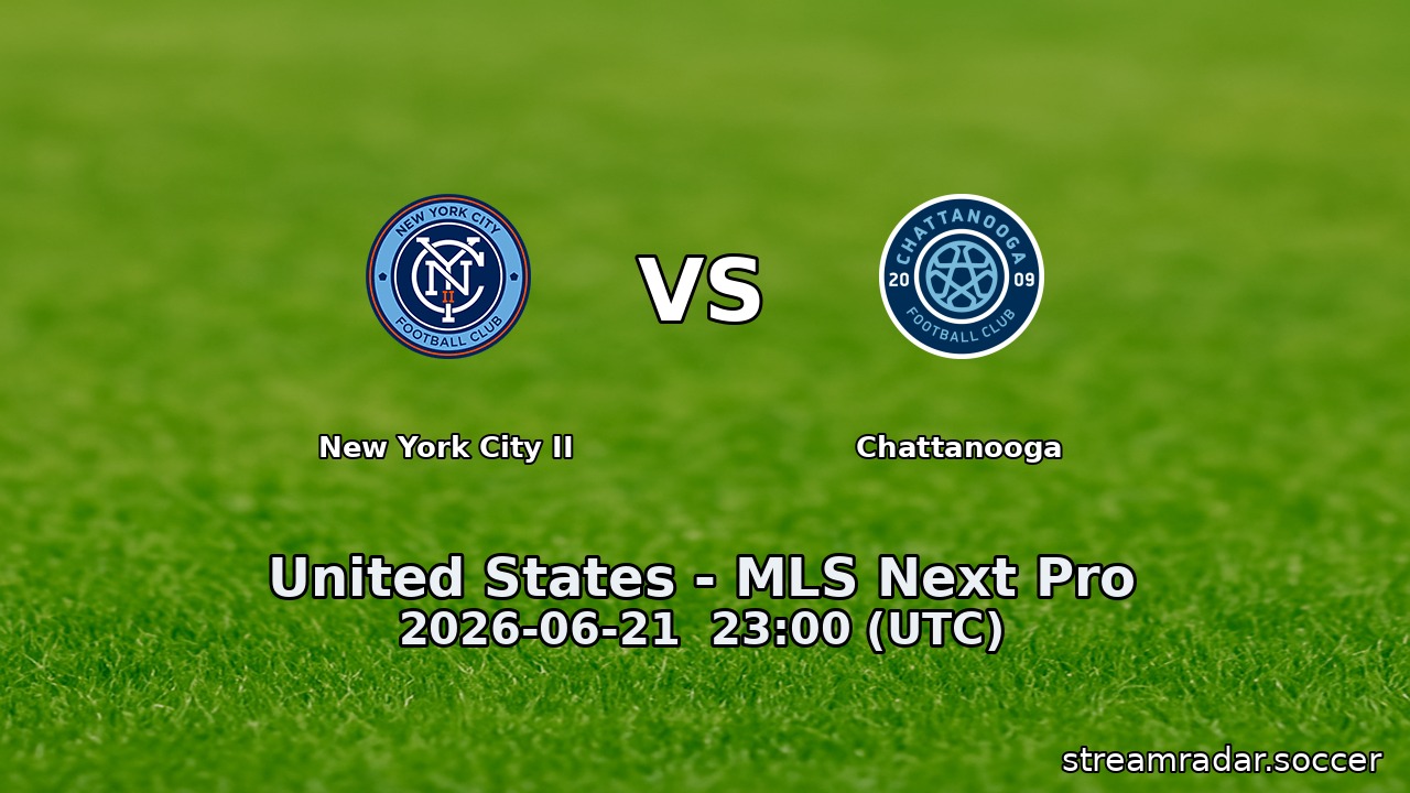 New York City II vs Chattanooga