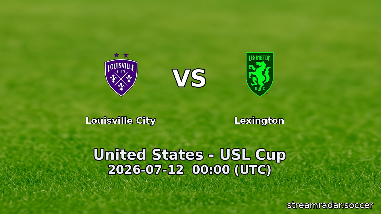 Louisville City vs Lexington
