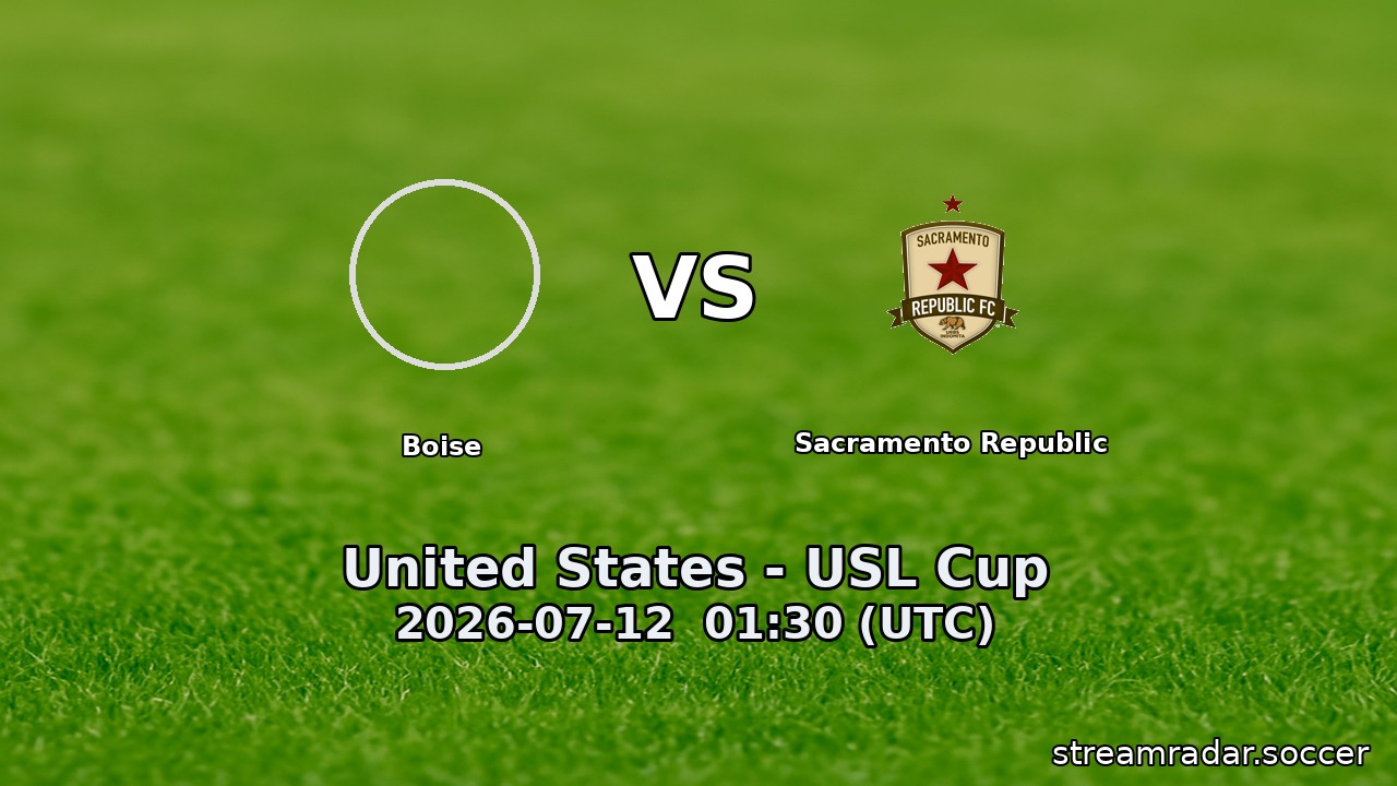 Boise vs Sacramento Republic