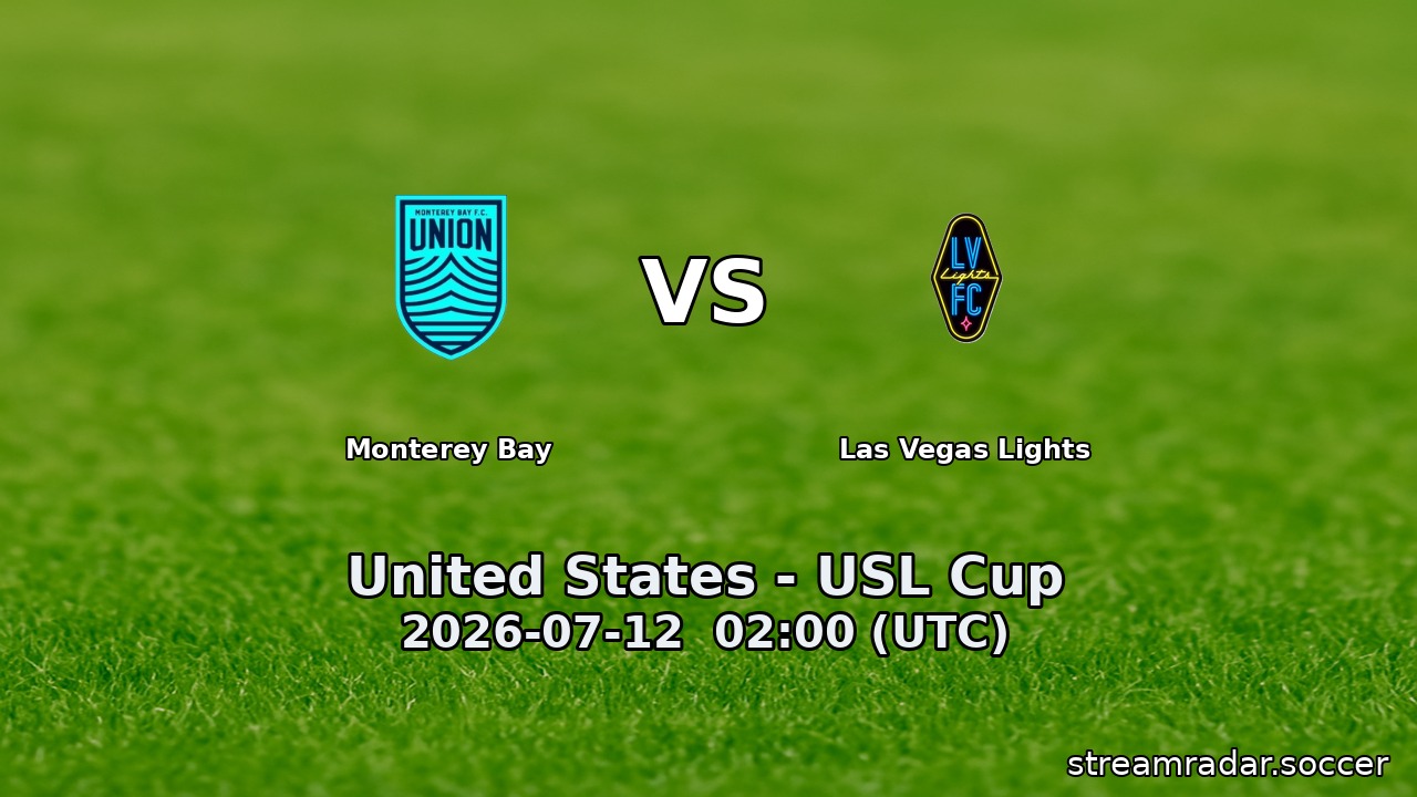 Monterey Bay vs Las Vegas Lights