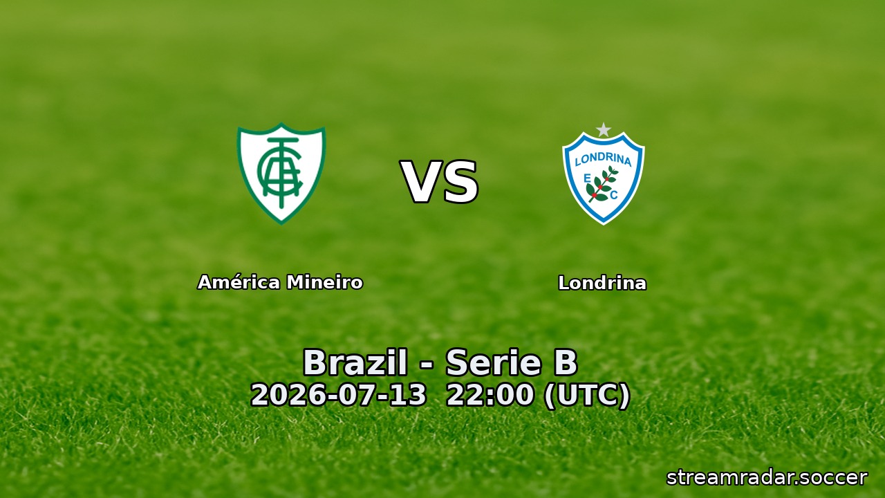 América Mineiro vs Londrina