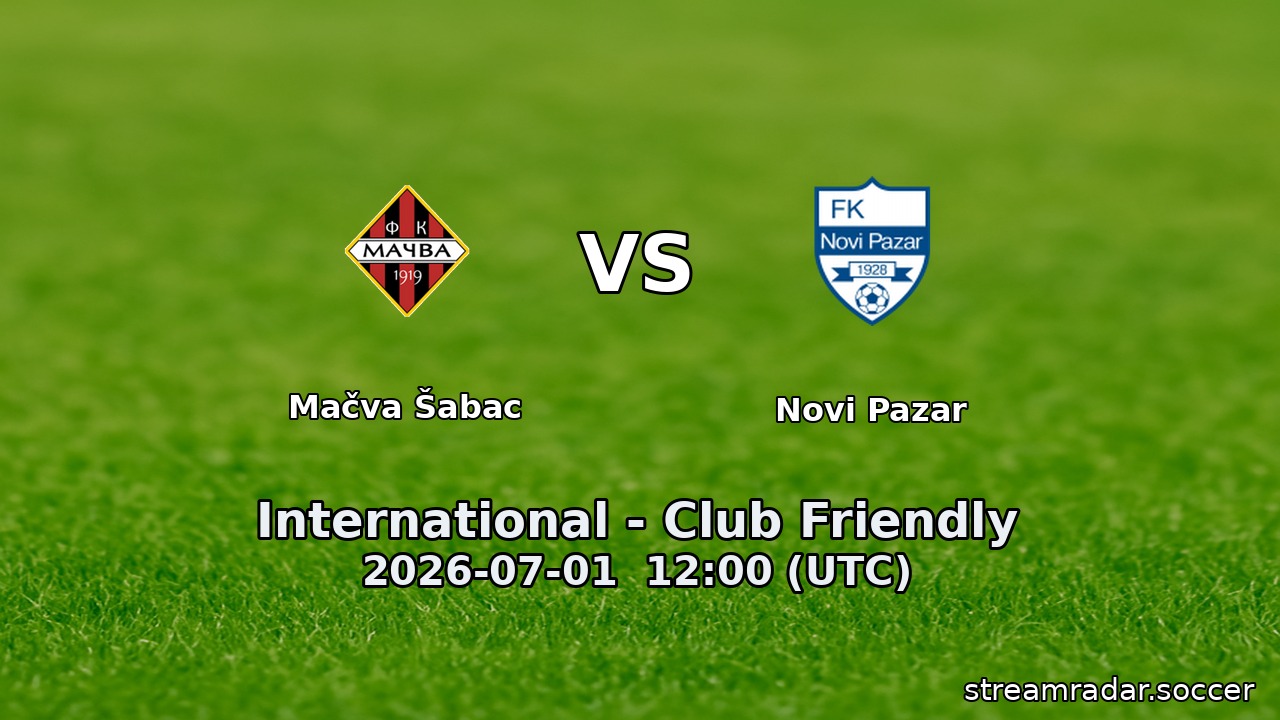 Mačva Šabac vs Novi Pazar