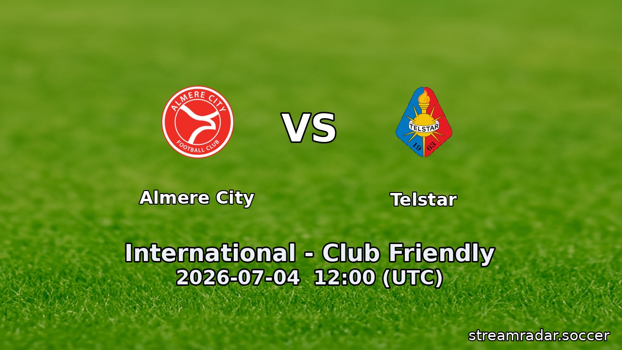 Almere City vs Telstar