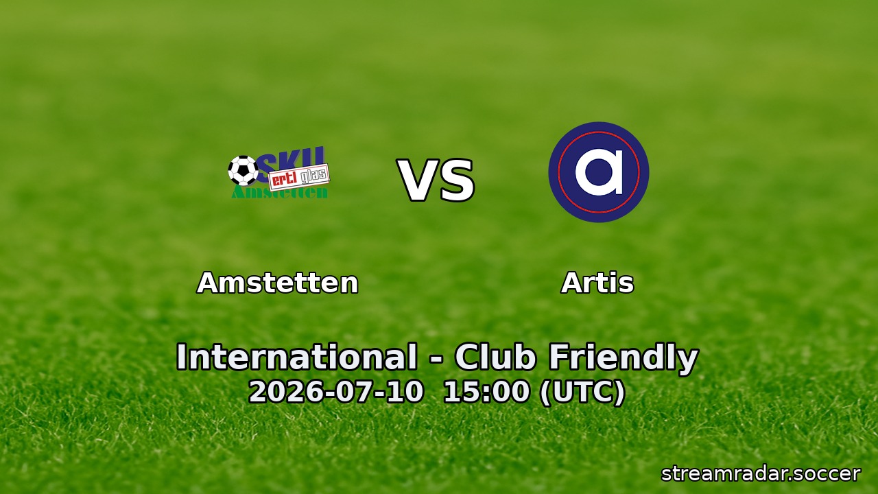 Amstetten vs Artis