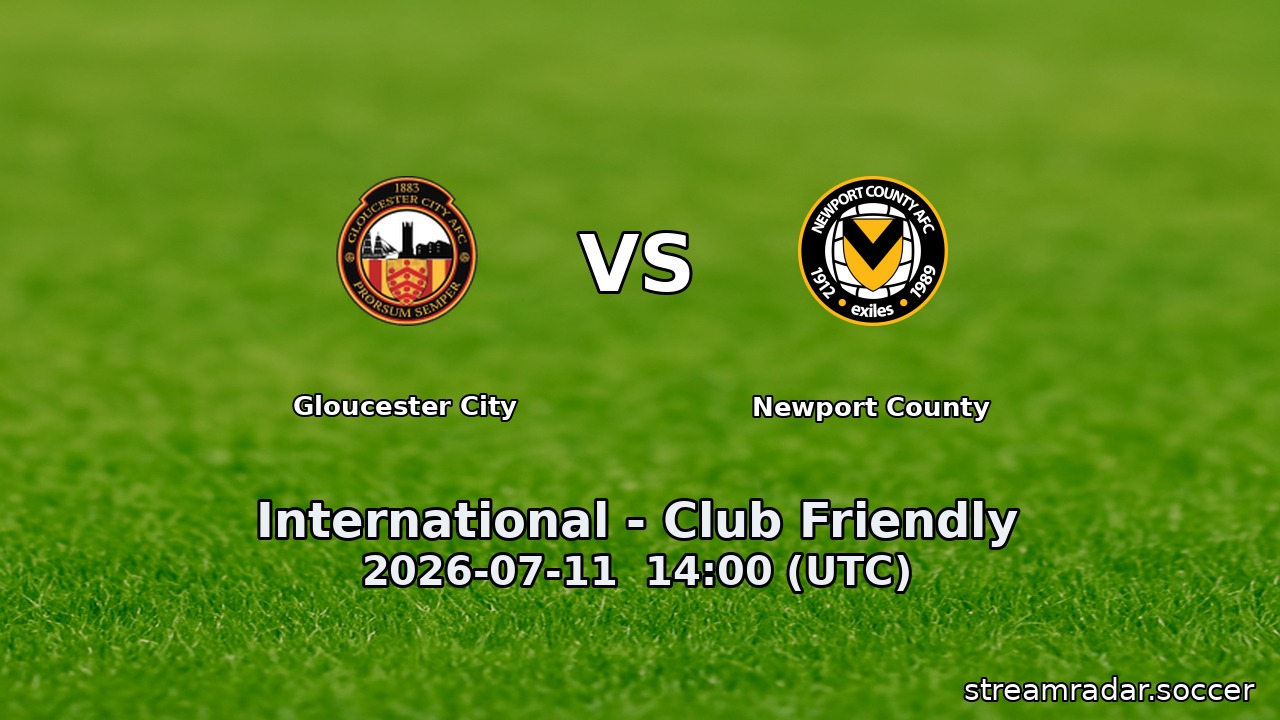 Gloucester City vs Newport County