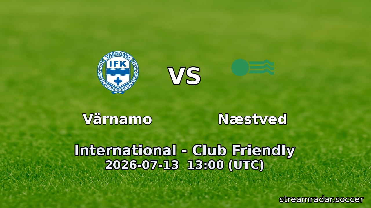 Värnamo vs Næstved