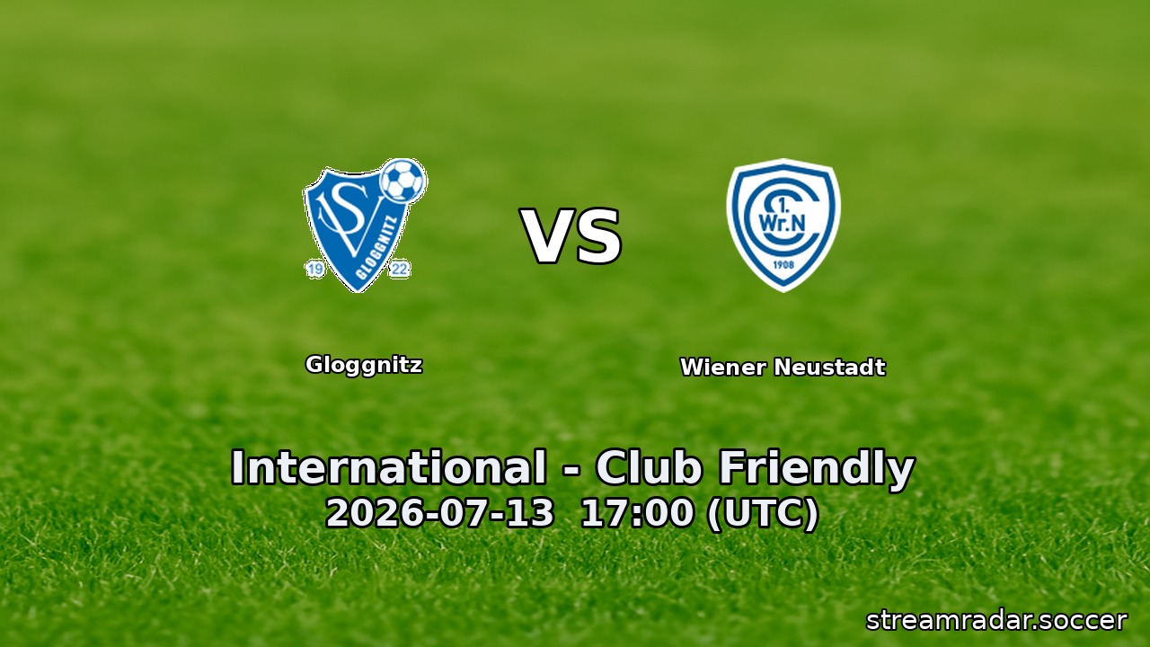 Gloggnitz vs Wiener Neustadt