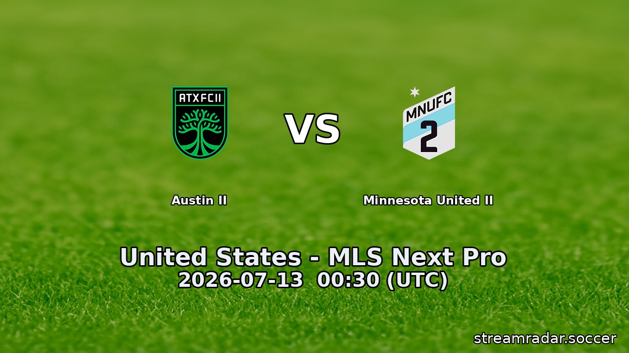 Austin II vs Minnesota United II