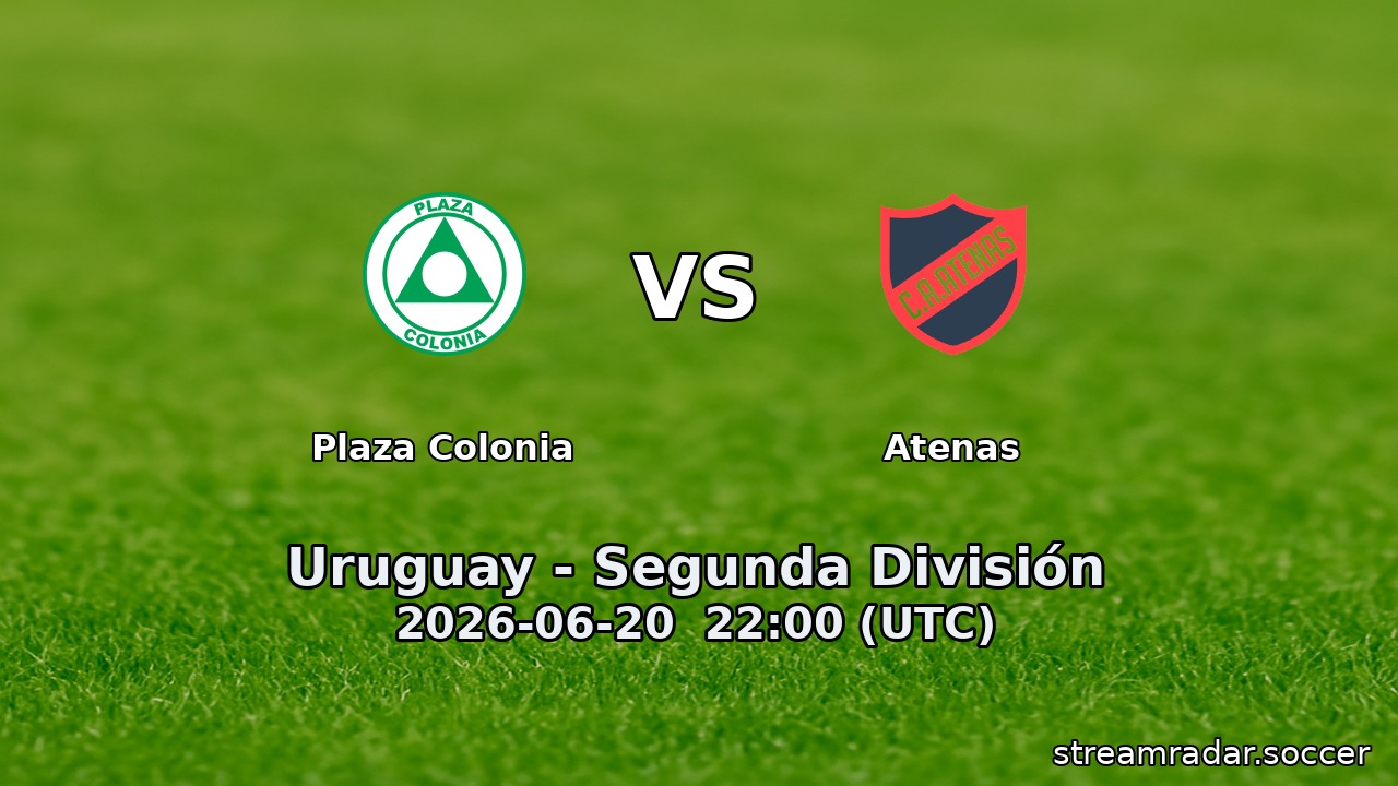 Plaza Colonia vs Atenas