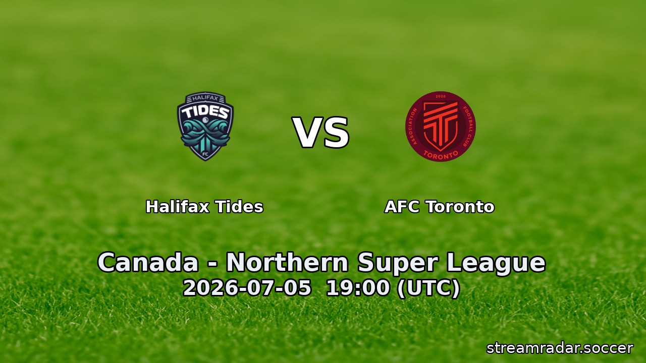 Halifax Tides vs AFC Toronto