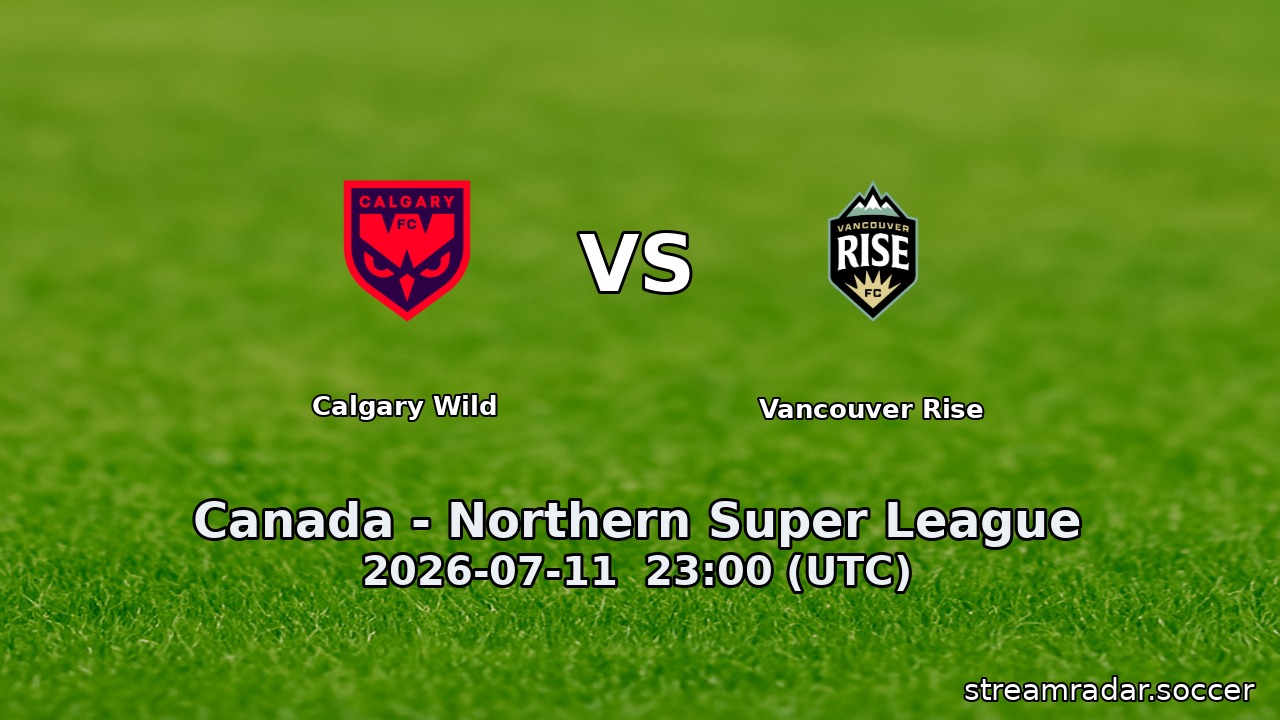 Calgary Wild vs Vancouver Rise