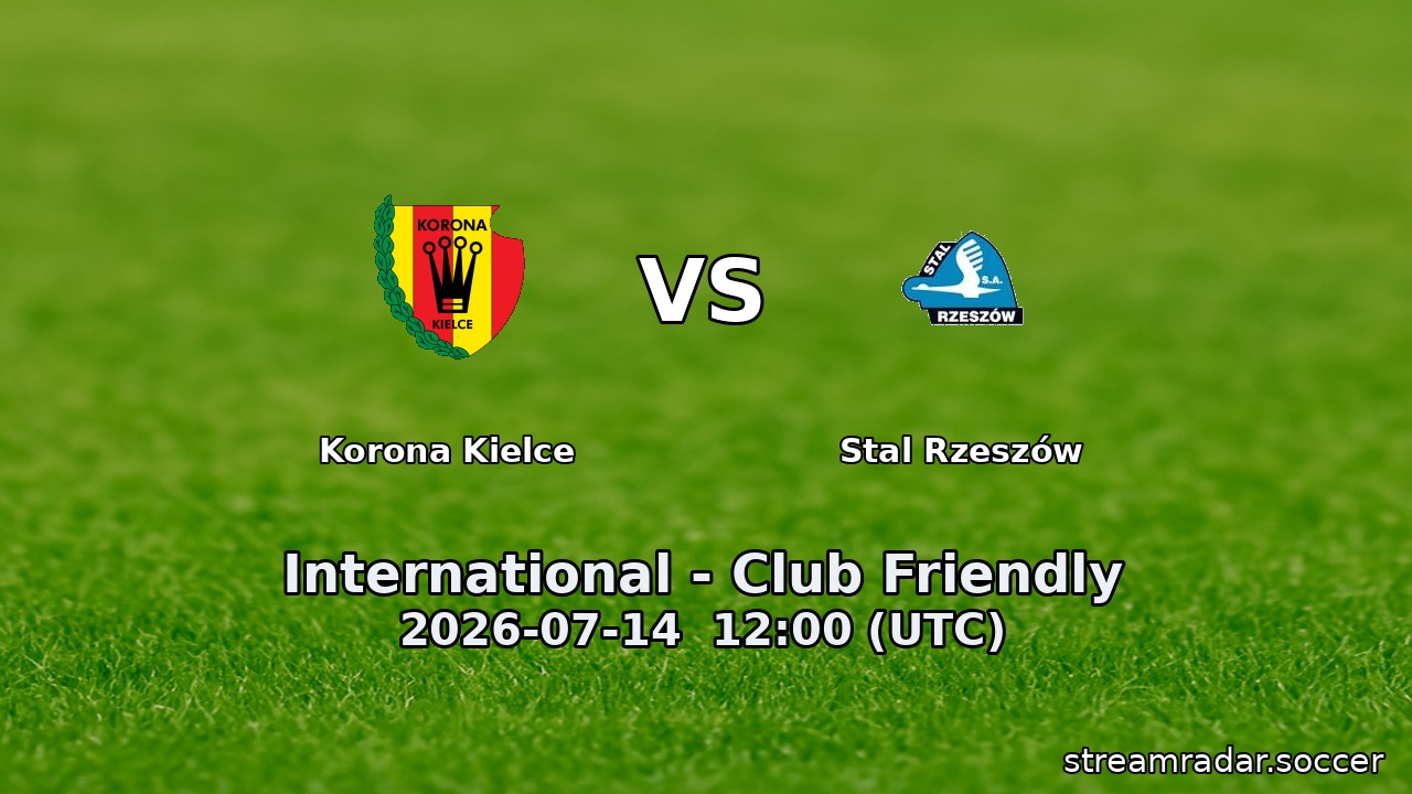 Korona Kielce vs Stal Rzeszów