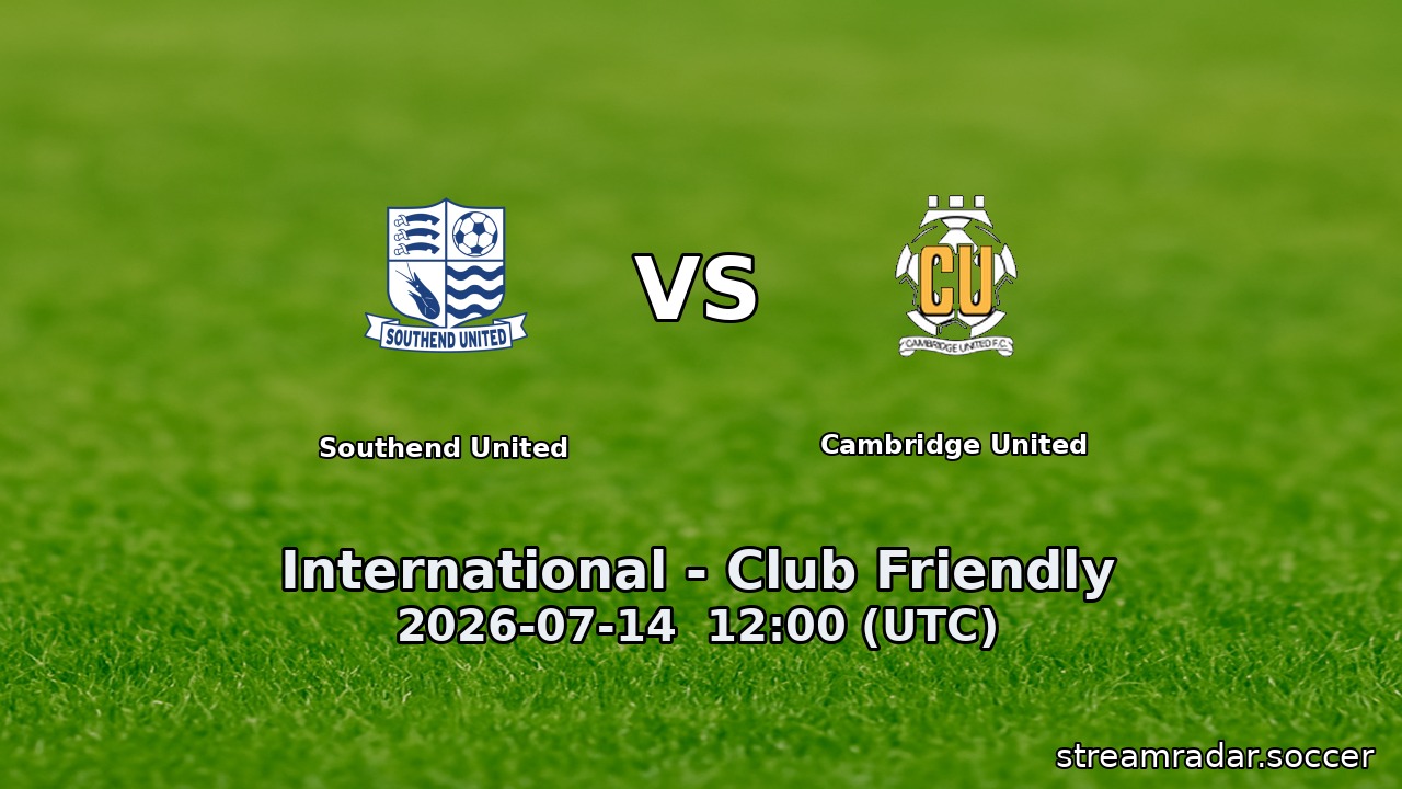 Southend United vs Cambridge United