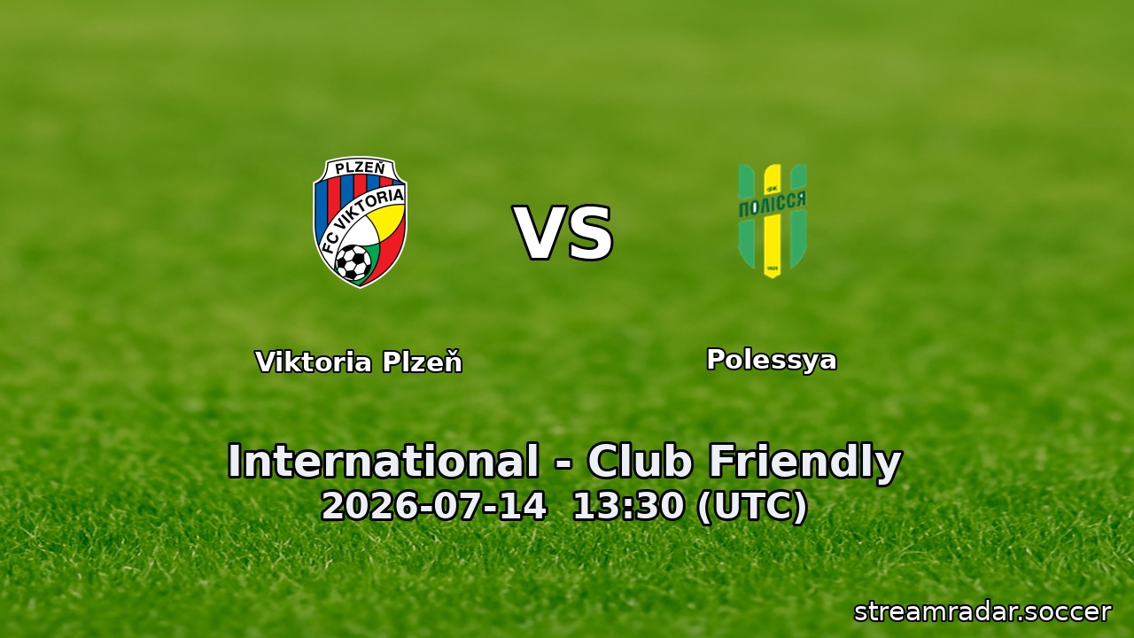 Viktoria Plzeň vs Polessya
